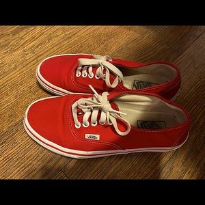 RED & WHITE VANS